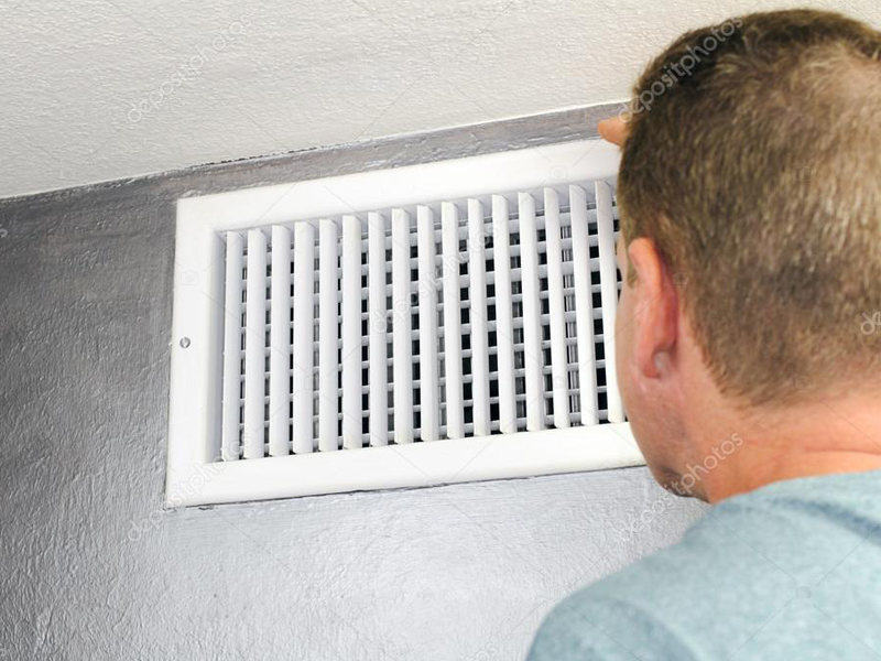 Air Duct mold removal in Reading, PA, getting inspected