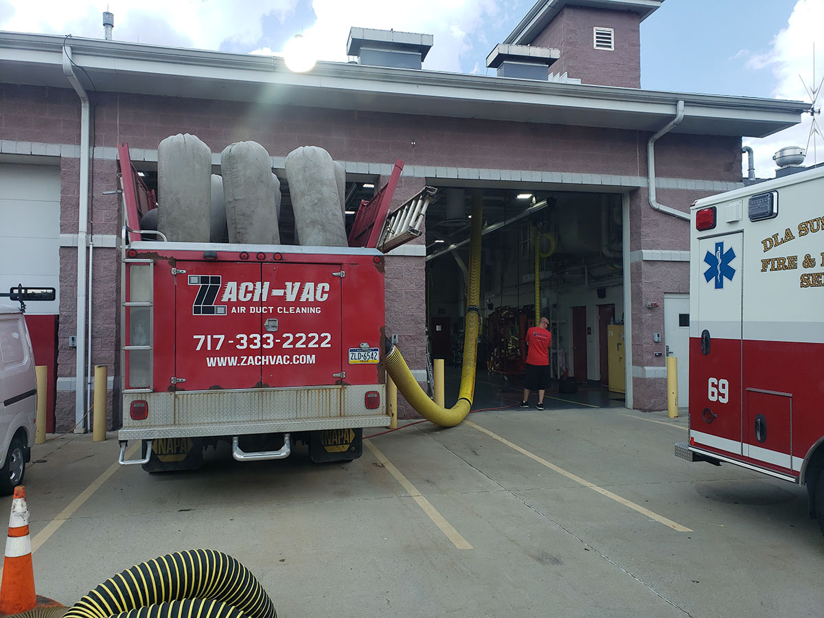 ZACH-VAC air duct cleaning truck