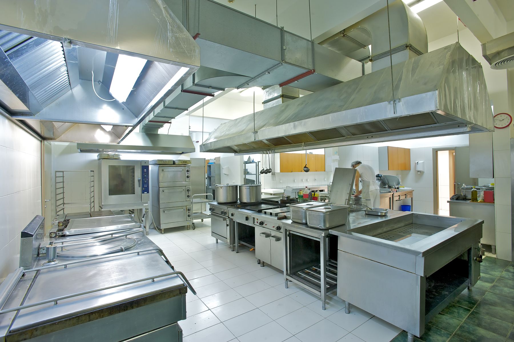 A newly built kitchen that needs a Commercial Air Duct Cleaning in Palmyra, PA, Lancaster, Hershey, PA, Lebanon, and Nearby Cities